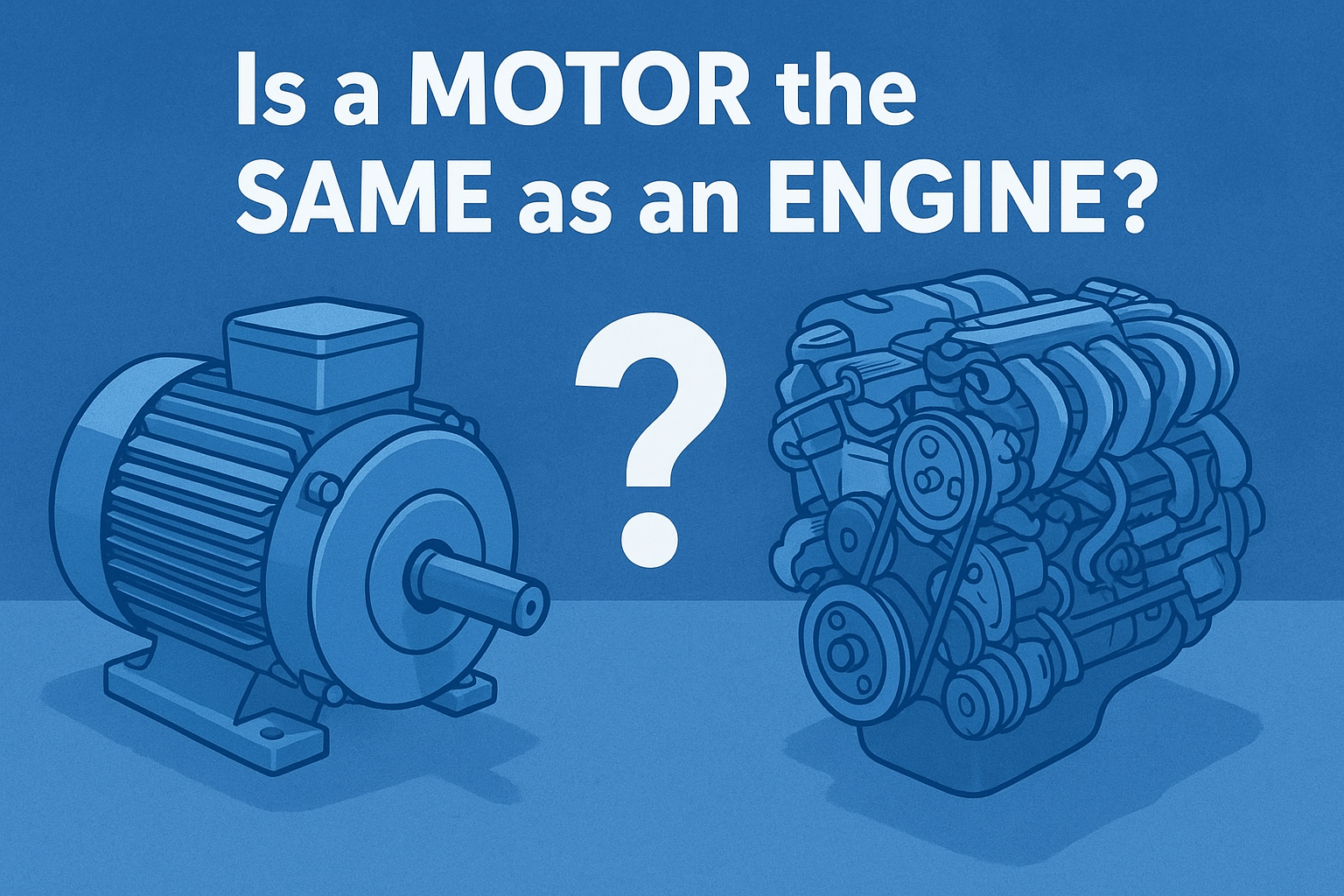 Is a Motor the Same as an Engine?