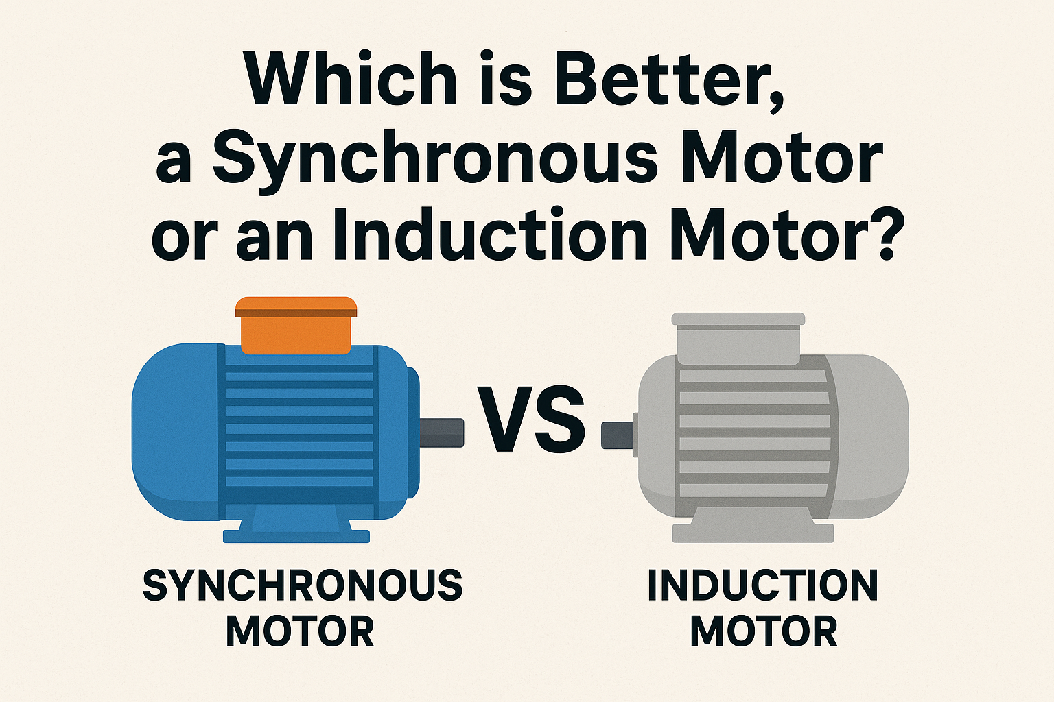 Which is Better, a Synchronous Motor or an Induction Motor?