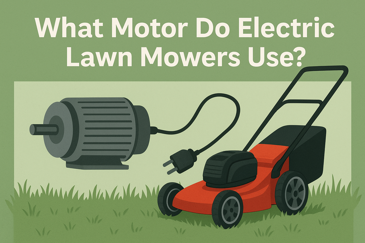 electric motor for lawn mowers