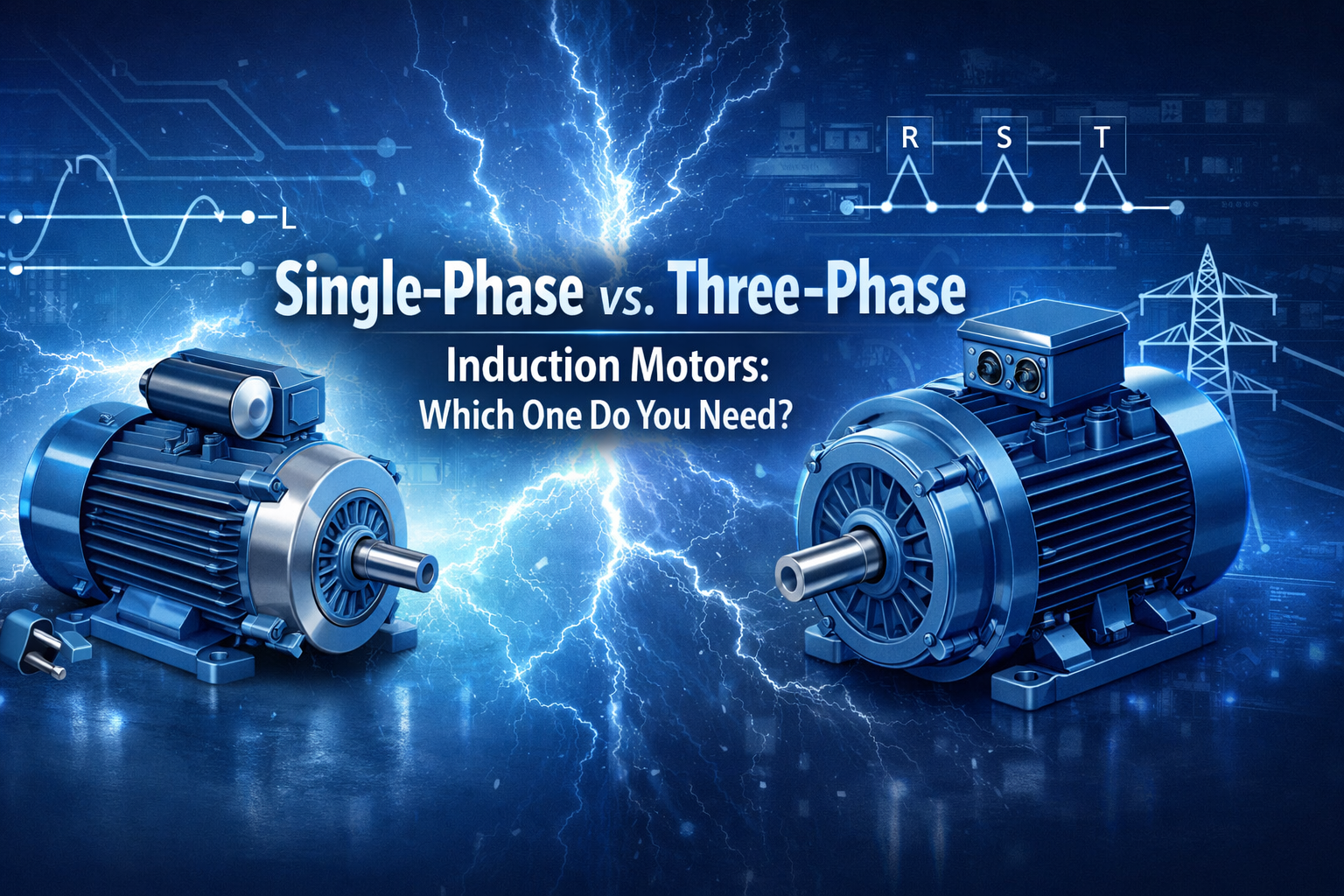 Single-Phase vs Three-Phase Induction Motors: Which One Do You Need?