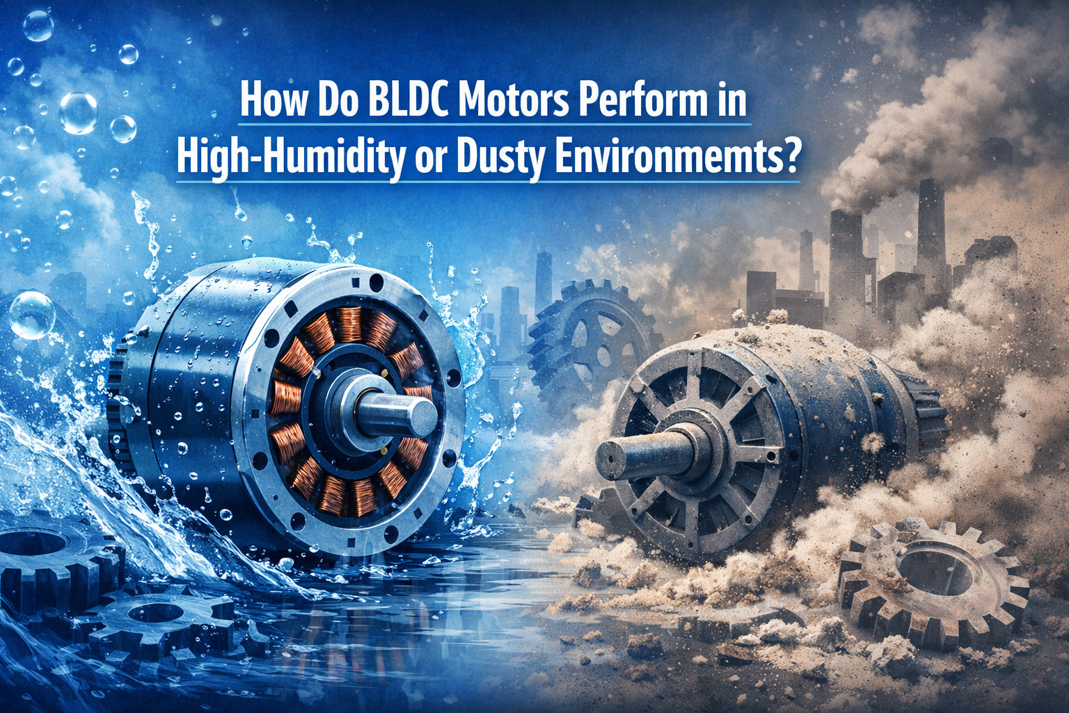 How Do BLDC Motors Perform in High-humidity or Dusty Environments?