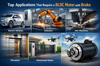 Top Applications That Require a BLDC Motor with Brake
