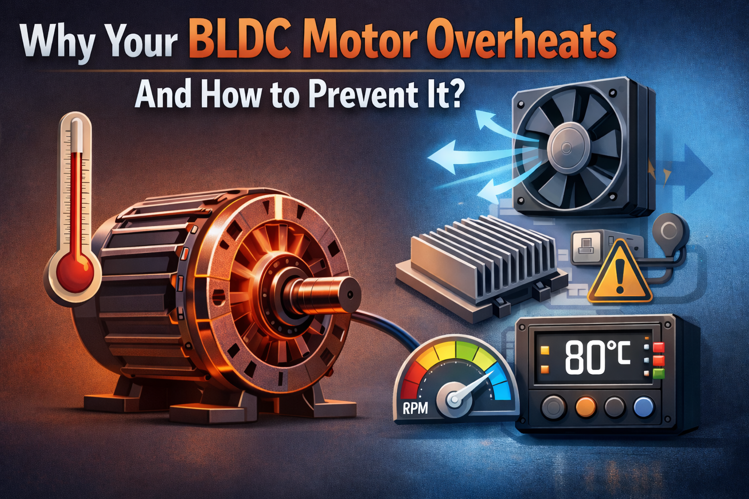 Why Your BLDC Motor Overheats And How to Prevent It?