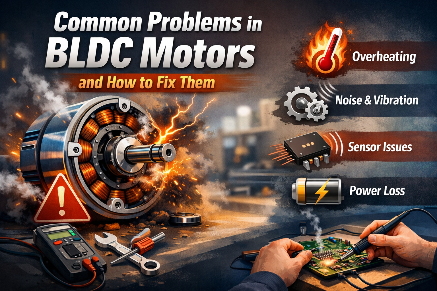 Common Problems in BLDC Motors and How to Fix Them