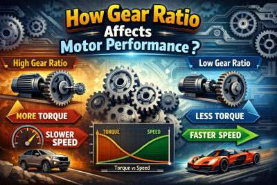 How Gear Ratio Affects Motor Performance?