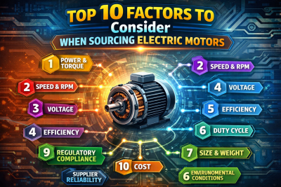 Top 10 Factors to Consider When Sourcing Electric Motors