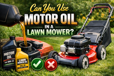 Can You Use Motor Oil in Lawn Mower?