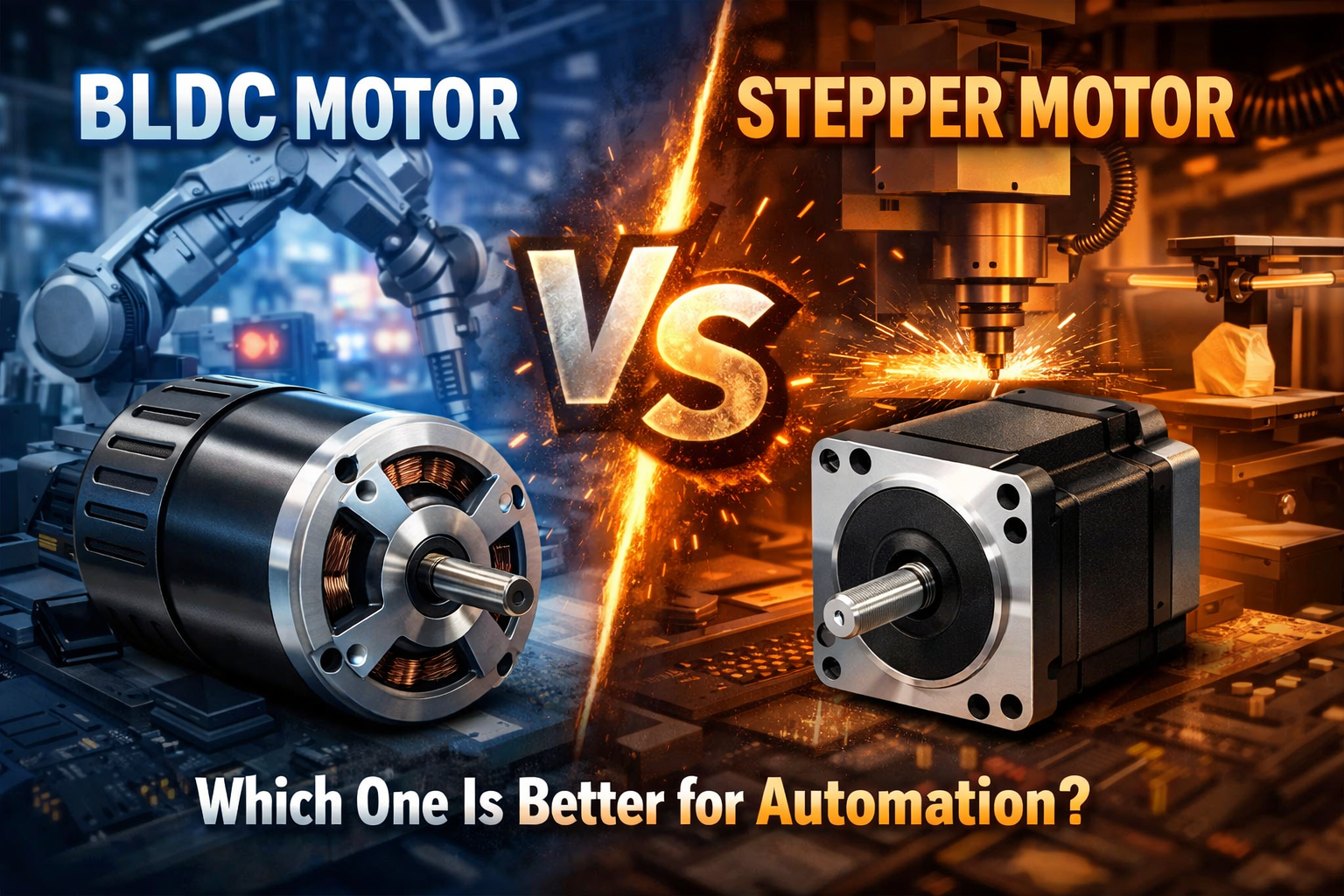 BLDC Motor vs Stepper Motor: Which One Is Better for Automation?