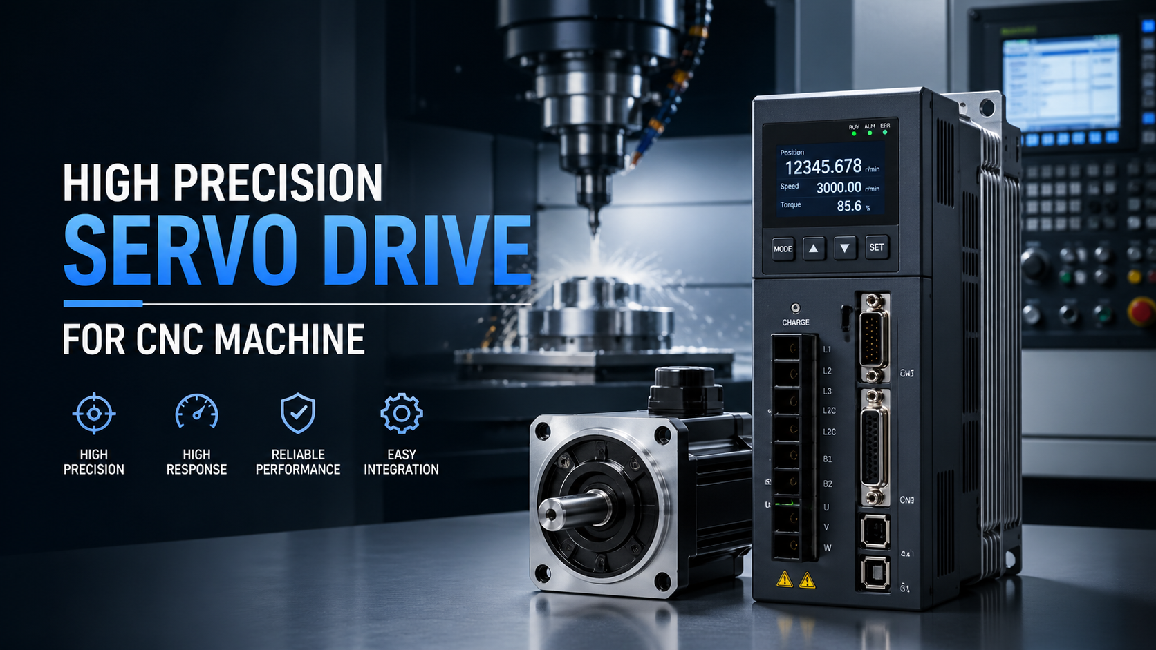 High Precision Servo Drive for CNC Machine