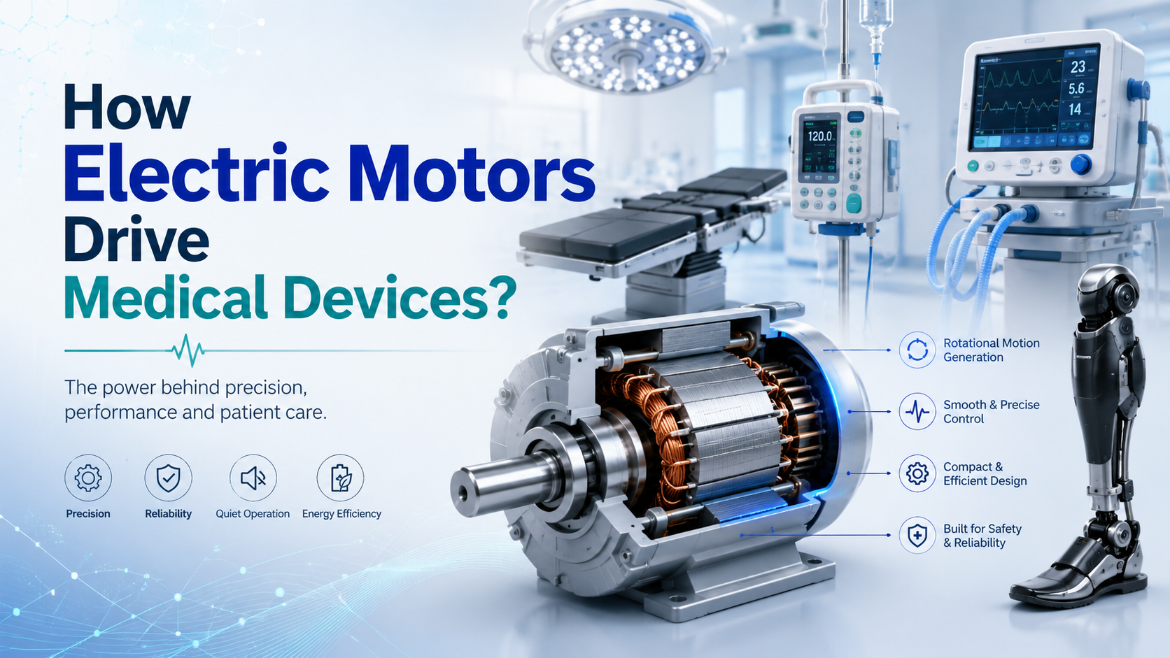 How Electric Motors Drive Medical Devices?