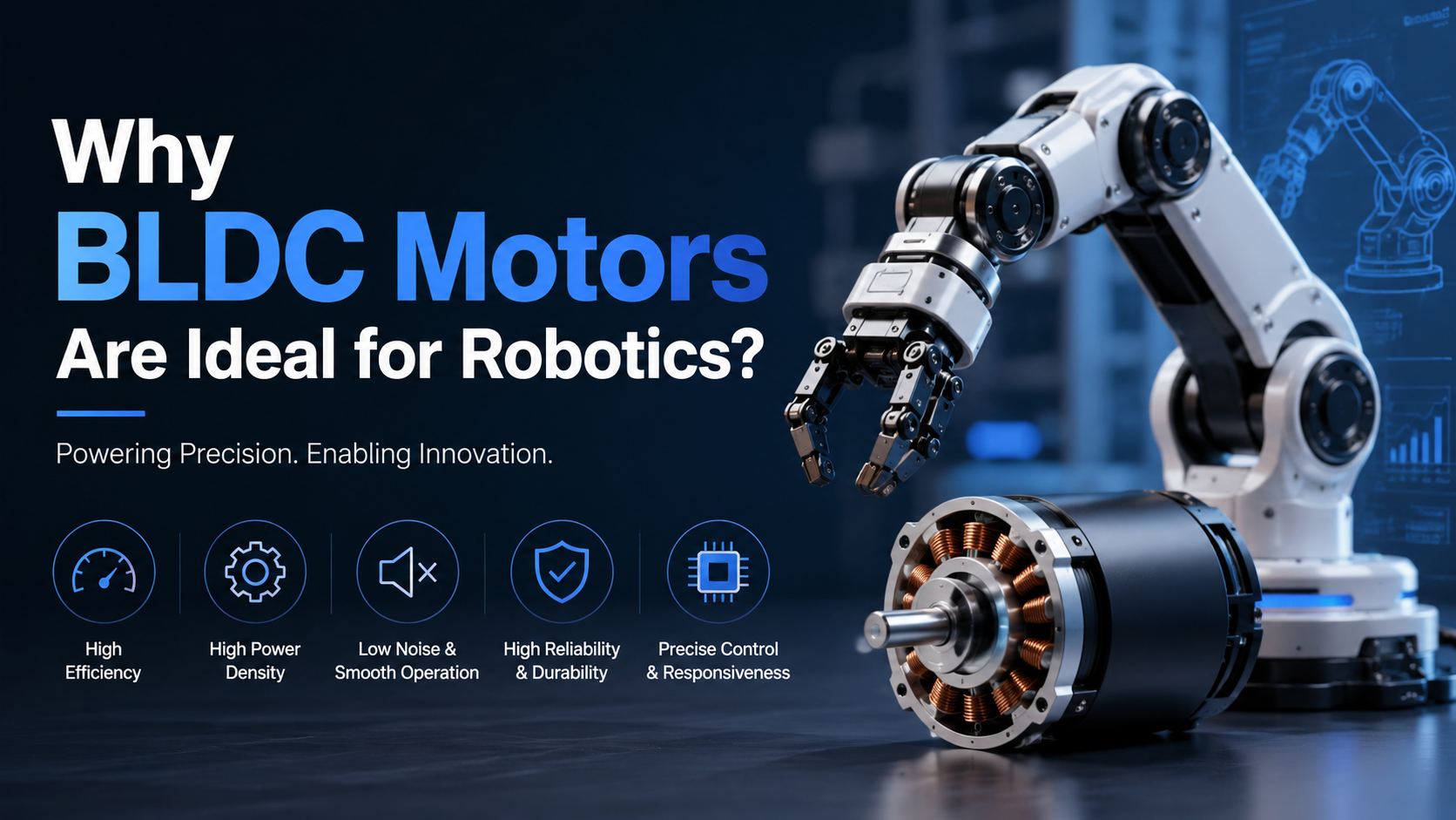 Why BLDC Motors Are Ideal for Robotics?