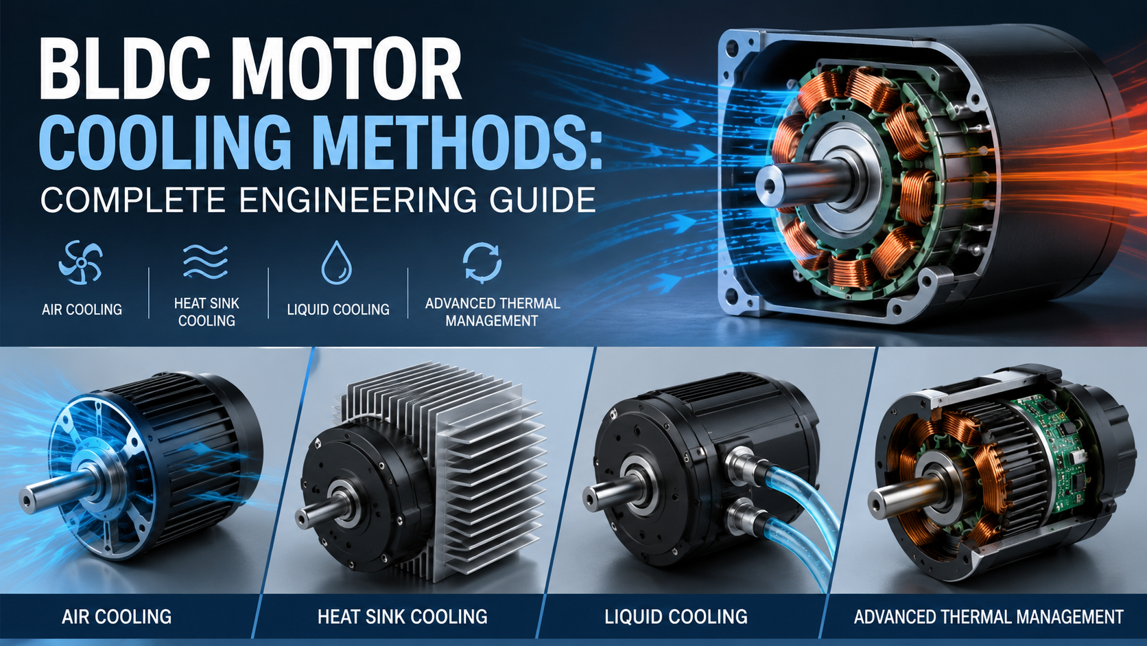 BLDC Motor Cooling Methods
