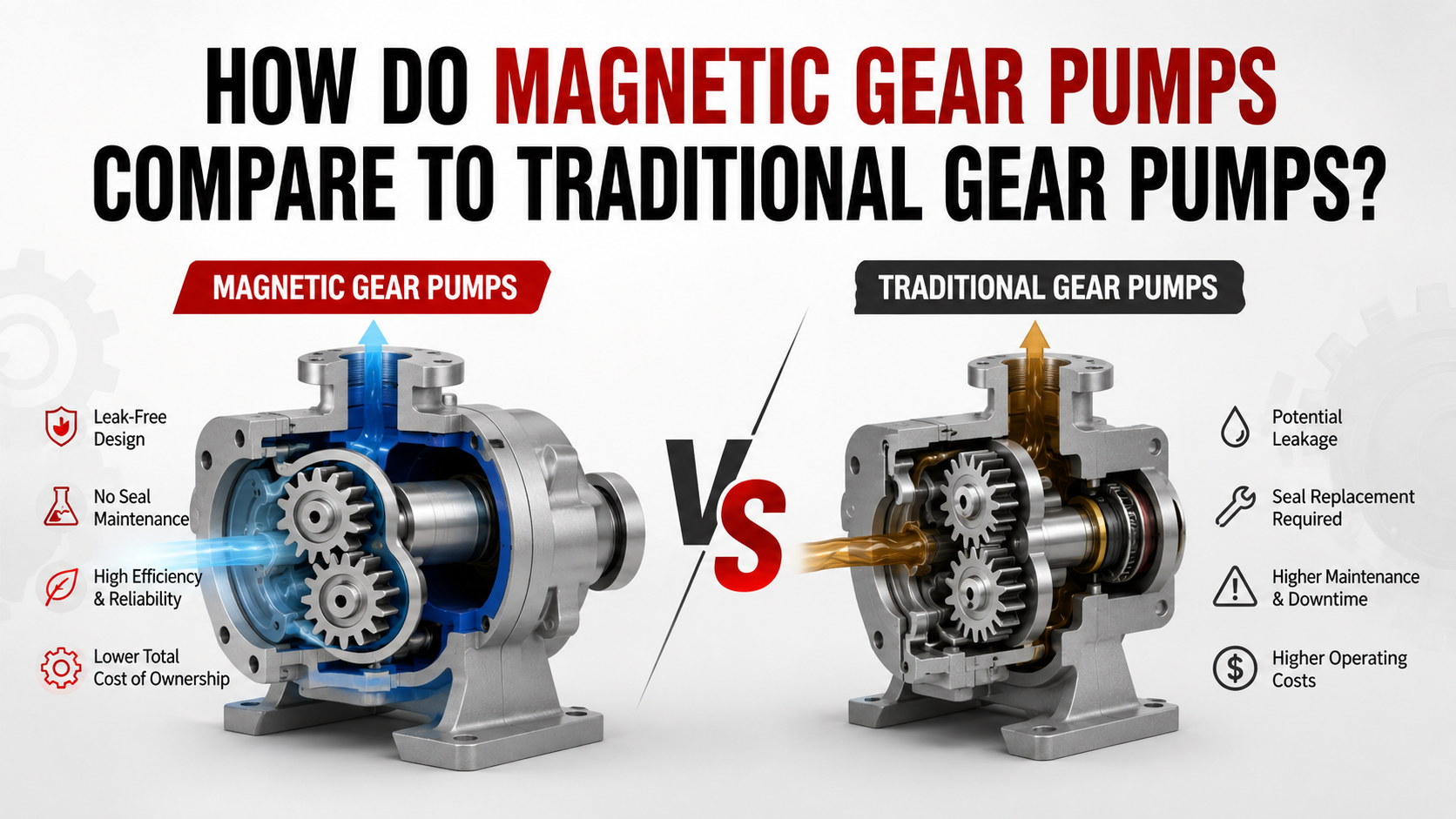 How Do Magnetic Gear Pumps Compare to Traditional Gear Pumps