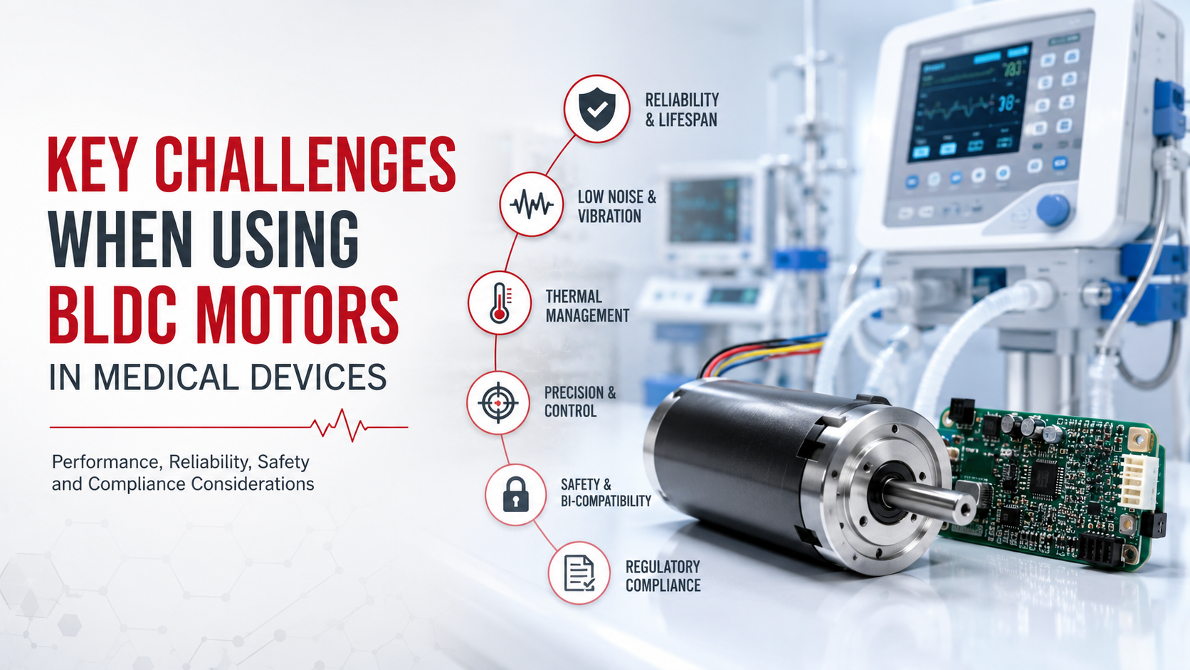 Key Challenges When Using BLDC Motors in Medical Devices