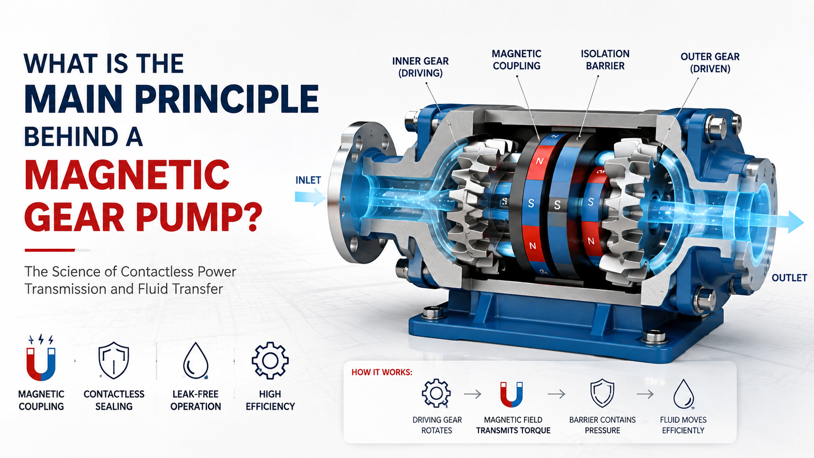 What Is the Main Principle Behind a Magnetic Gear Pump
