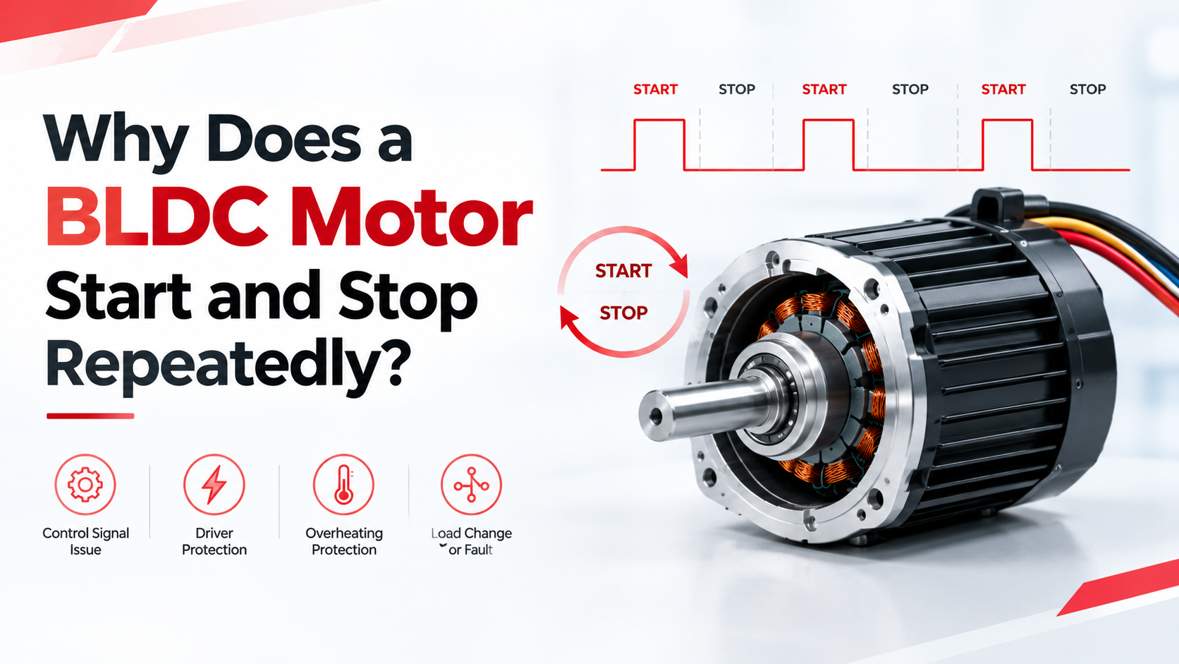 Why Does a BLDC Motor Start and Stop Repeatedly
